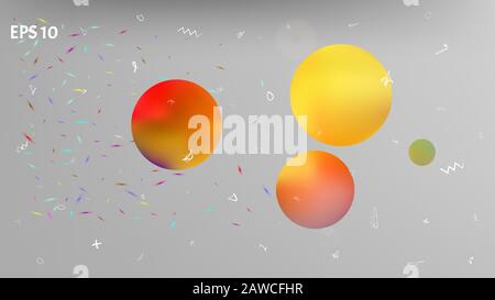 Pristine space fantasy. Common colorific illustration theme. Background texture, texture. White neutral. Space background pattern. Colorful new space Stock Vector