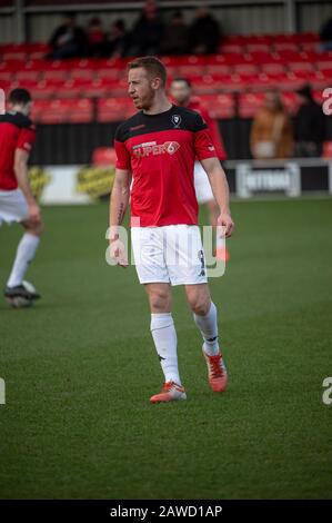 Salford, UK. 08th Feb 2020.  Adam Rooney of Salford City FC during the Sky Bet League 2 match between Salford City and Crawley Town at Moor Lane, Salford on Saturday 8th February 2020. (Credit: Ian Charles | MI News) Photograph may only be used for newspaper and/or magazine editorial purposes, license required for commercial use Credit: MI News & Sport /Alamy Live News Stock Photo