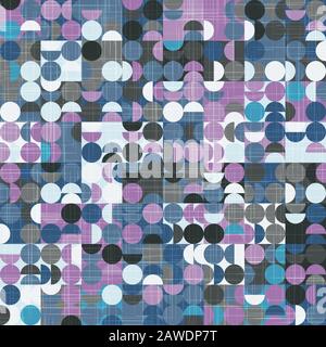 Intricate ornate tiling geo trend seamless pattern Stock Vector