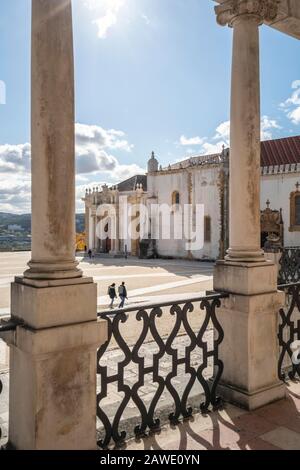 University of Coimbra, one of the oldest universities in Europe, Portugal Stock Photo