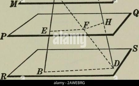 Plane And Solid Geometry E Draw Ae And Eh Then Z Aeh Is Not A Rt Z Then If The Figures Abce 2iiid Efhsiye Revolved About Untilaeh Becomes A Rt