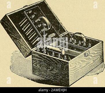 The electro-therapeutic guide, or, A thousand questions asked and answered . The Greuet Acid Cell Nested Acid Cell Galvanic Battery Stock Photo