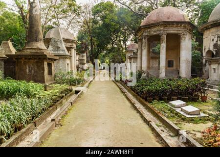 South Park Street Cemetery in Kolkata. India Stock Photo