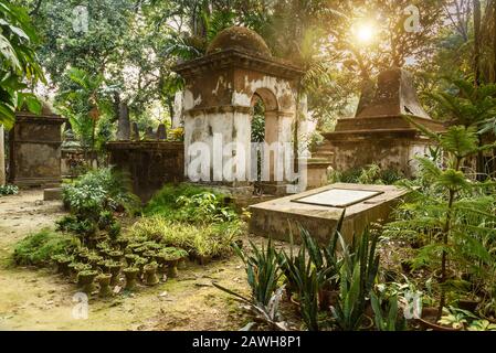 South Park Street Cemetery in Kolkata. India Stock Photo