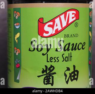 MILAN, ITALY - CIRCA JANUARY 2020: Save Soy Sauce Stock Photo