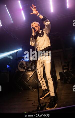 Milan Italy. 08 February 2020. The English indie-rock band KAISER ...