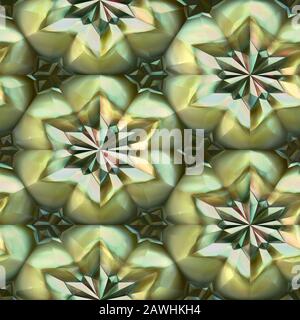3D Composite seamless background tile with unique color, material, pattern and texture Stock Photo