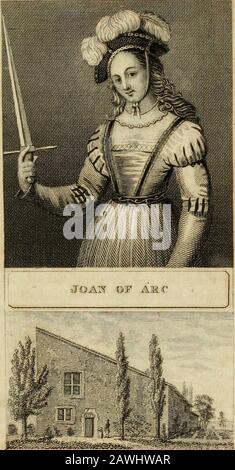 Celebrated trials : and Remarkable cases of criminal jurisprudence, from the earliest records to the year 1825 . among the Frenchforces, while it excited the most enthusiastic joy throughthe Burgundian and English ranks. The Englishflocked in crowds to see this girl of eighteen, whosename alone, during the last year, had made them trem-ble, and spread terror even to the walls of London.u Never, says Villaret, did the victories of Crecy,of Poitiers, or of Azincourt, excite such transport: thefeeling was carried even to frenzy. On the 25th May, 1430, news arrived at Paris of thetaking of Jeanne Stock Photo