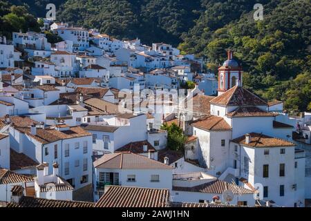 Benarraba white village in Malaga province, Spain Stock Photo