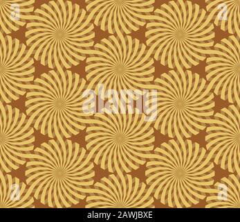 Seamless Christmas Wrapping Paper Spiral pattern Stock Vector