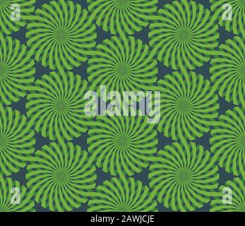 Seamless Christmas Wrapping Paper Spiral pattern Stock Vector