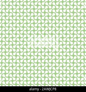 Seamless abstract geometric organic interlocking shape pattern. Stock Vector