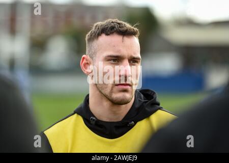 7th February 2020, Rochdale Mayfield Rugby Club, Rochdale, England; Coral Challenge Cup, Rochdale Mayfield v North Wales Crusaders : Kieran Sherratt ( Stock Photo