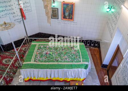 YANGON, MYANMAR - JANUARY 23, 2020: Dargah of Bahadur Shah Zafar, Memorial Hall to Last Moghul Emperor of India Stock Photo