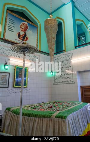 YANGON, MYANMAR - JANUARY 23, 2020: Dargah of Bahadur Shah Zafar, Memorial Hall to Last Moghul Emperor of India Stock Photo