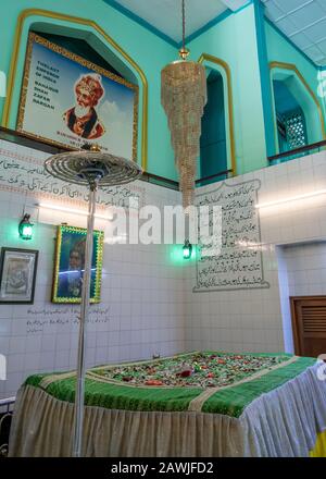 YANGON, MYANMAR - JANUARY 23, 2020: Dargah of Bahadur Shah Zafar, Memorial Hall to Last Moghul Emperor of India Stock Photo