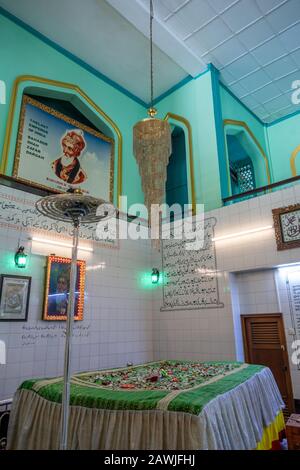 YANGON, MYANMAR - JANUARY 23, 2020: Dargah of Bahadur Shah Zafar, Memorial Hall to Last Moghul Emperor of India Stock Photo