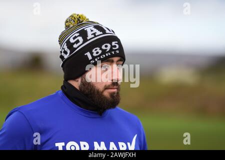 7th February 2020, Rochdale Mayfield Rugby Club, Rochdale, England; Coral Challenge Cup, Rochdale Mayfield v North Wales Crusaders : Stock Photo