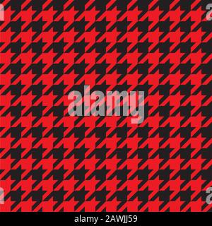 Seamless houndstooth pattern. Vector image. Stock Vector