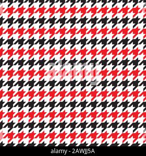 Seamless houndstooth pattern. Vector image. Stock Vector