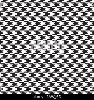 Seamless houndstooth pattern. Vector image. Stock Vector