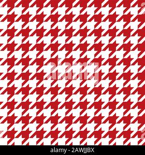 Seamless houndstooth pattern. Vector image. Stock Vector