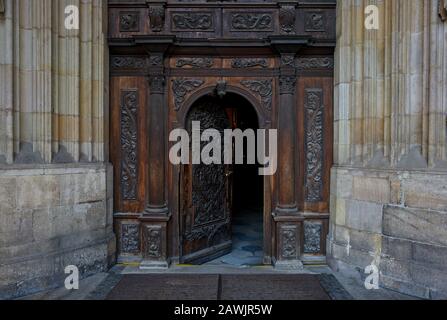 Saint John's The Baptist gothic Cathedral Wroclaw Ostrow Tumski Lower Silesia Stock Photo