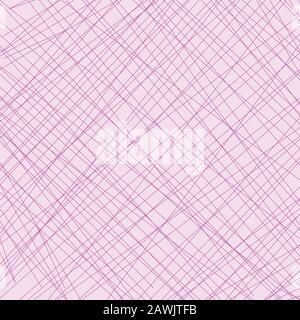 Hand drawn lines, seamless pattern, abstract texture, thin diagonals Stock Vector