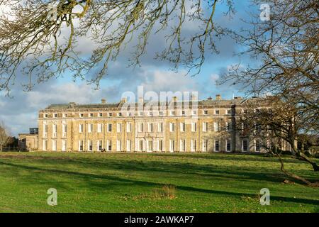 Petworth House and park, a country estate in West Sussex, UK Stock Photo