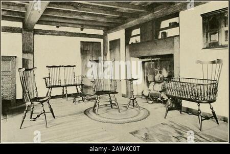 Wallace Nutting Windsors correct Windsor furniture. ype of the arm chair onpage 43. But we do not regard the construc tion as good. Such pieces are shown in theWallace Nutting Handbook