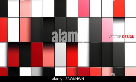 abstract vector background with a square shape Stock Vector