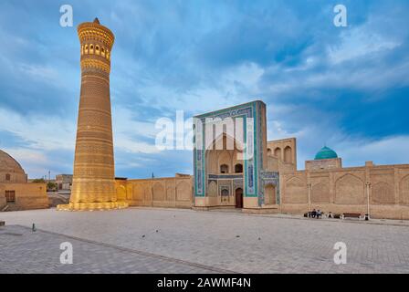 Kalon or Kaylon mosque, Bukhara, Uzbekistan, Central Asia Stock Photo