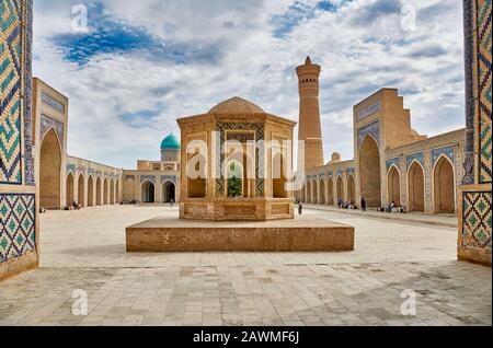 Kalon or Kaylon mosque, Bukhara, Uzbekistan, Central Asia Stock Photo