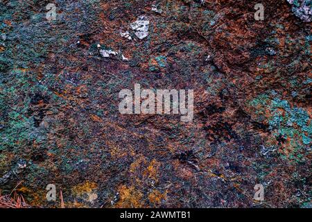 abstract multi colored stone layers Stock Photo