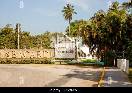 San Juan, Puerto Rico - January 22, 2020 :  Casa Bacardi distillery headquarters for Bacardi Rum in San Juan, Puerto Rico. Stock Photo