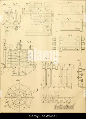 The Civil engineer and architect's journal, scientific and railway gazette . iston-rod will be enabled, hy the lateral motion of the radiusslides, to vibrate, and thereby act directly on the crank ; in conse-quence of the angular position of the piston-rod the wear of thecylinder would be greater on one side than the other, but this mayhe avoided by giving to the latter an inclined position. It will beperceived that this jieculiarity of the piston is of great advantage,especially for horizontal engines, as the u-eiylit of the piston wouldbe supported by the jiressure, and consequently prevent Stock Photo