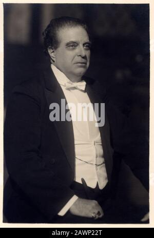 1931 ca , ITALY : The celebrated italian music composer PIETRO MASCAGNI ( 1863 - 1945 ) .   - OPERA LIRICA VERISTA - COMPOSITORE - MUSICA - portrait - Stock Photo