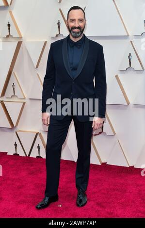 Tony Hale walking on the red carpet at the 92nd Annual Academy Awards held at the Dolby Theatre in Hollywood, California on Feb. 9, 2020. (Photo by Anthony Behar/Sipa USA) Stock Photo