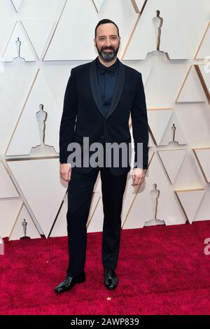 Tony Hale walking on the red carpet at the 92nd Annual Academy Awards held at the Dolby Theatre in Hollywood, California on Feb. 9, 2020. (Photo by Anthony Behar/Sipa USA) Stock Photo