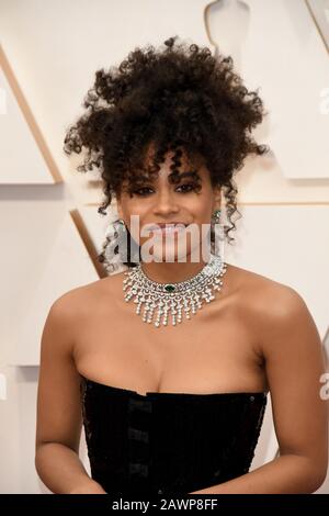 Zazie Beetz walking on the red carpet at the 92nd Annual Academy Awards held at the Dolby Theatre in Hollywood, California on Feb. 9, 2020. (Photo by Sthanlee B. Mirador/Sipa USA) Stock Photo