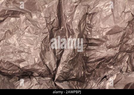 Black Crinkled Tissue Paper Abstract Stock Photo