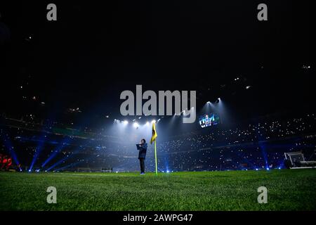 Milan, Italy. 09th Feb, 2020. Stadium during the Serie A match between Inter Milan and AC Milan at Stadio San Siro, Milan, Italy on 9 February 2020. Photo by RemotePhotoPress Credit: UK Sports Pics Ltd/Alamy Live News Stock Photo