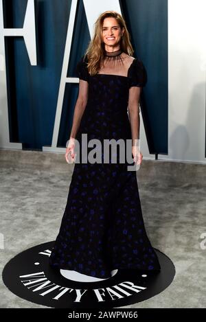 Amanda Peet attending the Vanity Fair Oscar Party held at the Wallis Annenberg Center for the Performing Arts in Beverly Hills, Los Angeles, California, USA. Stock Photo