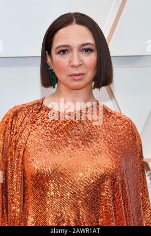 Maya Rudolph walking on the red carpet at the 92nd Annual Academy Awards held at the Dolby Theatre in Hollywood, California on Feb. 9, 2020. (Photo by Anthony Behar/Sipa USA) Stock Photo