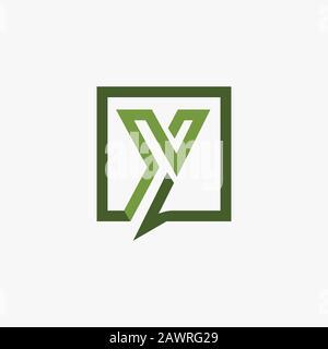 Initial letter y logo vector design template Stock Vector