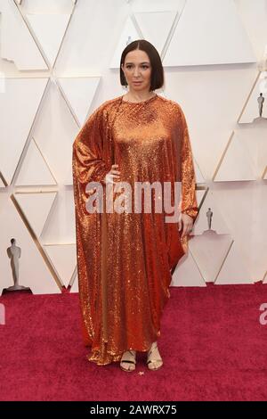 Maya Rudolph  walking on the red carpet at the 92nd Annual Academy Awards held at the Dolby Theatre in Hollywood, California on Feb. 9, 2020. (Photo by Sthanlee B. Mirador/Sipa USA) Stock Photo