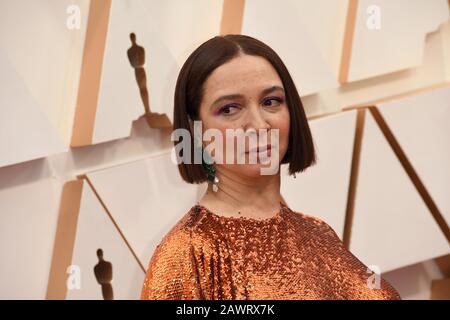 Maya Rudolph  walking on the red carpet at the 92nd Annual Academy Awards held at the Dolby Theatre in Hollywood, California on Feb. 9, 2020. (Photo by Sthanlee B. Mirador/Sipa USA) Stock Photo