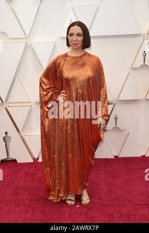 Maya Rudolph  walking on the red carpet at the 92nd Annual Academy Awards held at the Dolby Theatre in Hollywood, California on Feb. 9, 2020. (Photo by Sthanlee B. Mirador/Sipa USA) Stock Photo