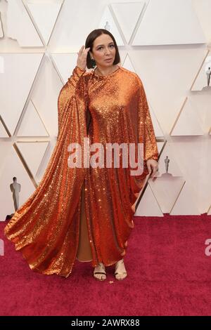 Maya Rudolph  walking on the red carpet at the 92nd Annual Academy Awards held at the Dolby Theatre in Hollywood, California on Feb. 9, 2020. (Photo by Sthanlee B. Mirador/Sipa USA) Stock Photo