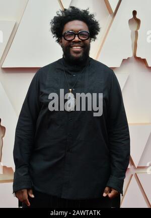 Los Angeles, United States. 09th Feb, 2020. Questlove arrives for the 92nd annual Academy Awards at the Dolby Theatre in the Hollywood section of Los Angeles on Sunday, February 9, 2020. Photo by Jim Ruymen/UPI Credit: UPI/Alamy Live News Stock Photo